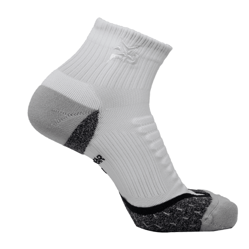 White ankle sock