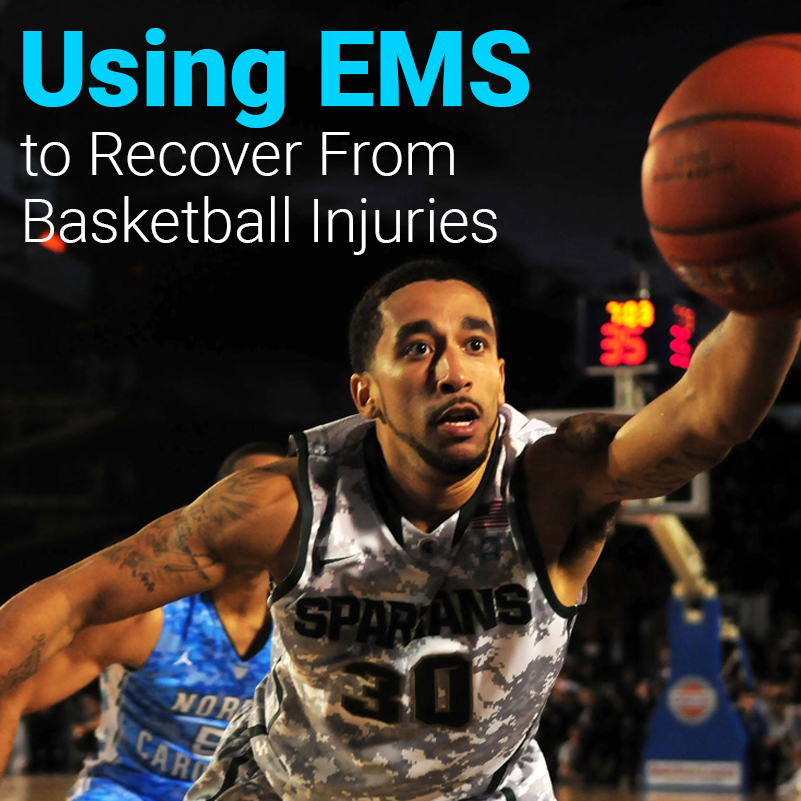 Recovering from Basketball injuries with Muscle Stimulator