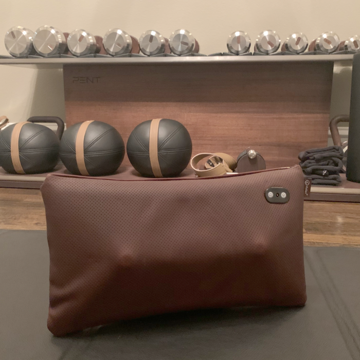 Chestnut Leather Pillow Massager